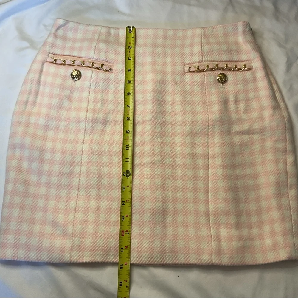 Guess Pink and White Plaid Mini Skirt - Picture 9 of 9